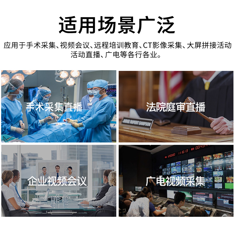 T100MA4四路MINI高清AHD/CVI/TVI采集卡应用领域